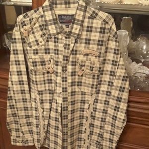 Men's Casual plaid shirt